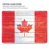 Canada Flag Light Wood MacBook Pro 13in (2020) Case plus Skin